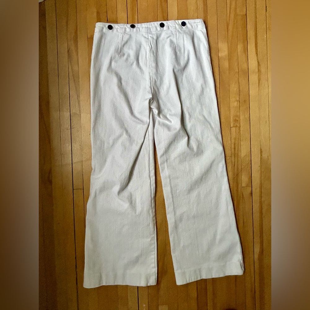 Ralph Lauren Vintage 90s White Sailor Jeans - Picture 4 of 10